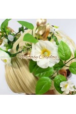 Identity V Gardener Eternal Summer Shall Not Fade Green Formal Dress Cosplay Costume